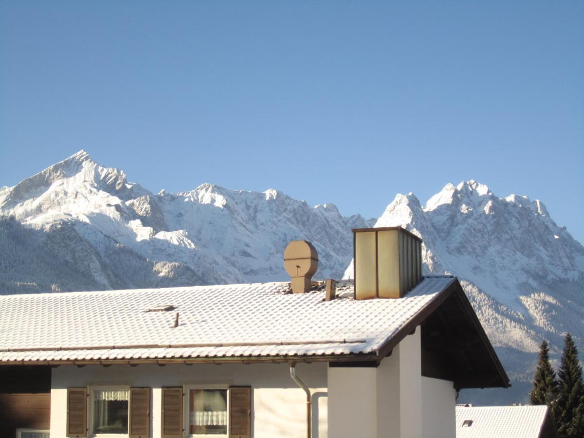 Ferienwohnung Alpenkette Garmisch-Partenkirchen Exterior foto