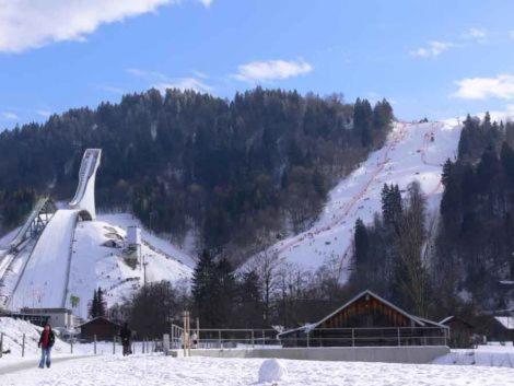 Ferienwohnung Alpenkette Garmisch-Partenkirchen Exterior foto