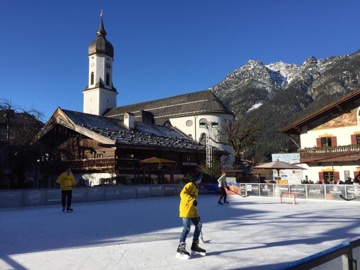 Ferienwohnung Alpenkette Garmisch-Partenkirchen Exterior foto