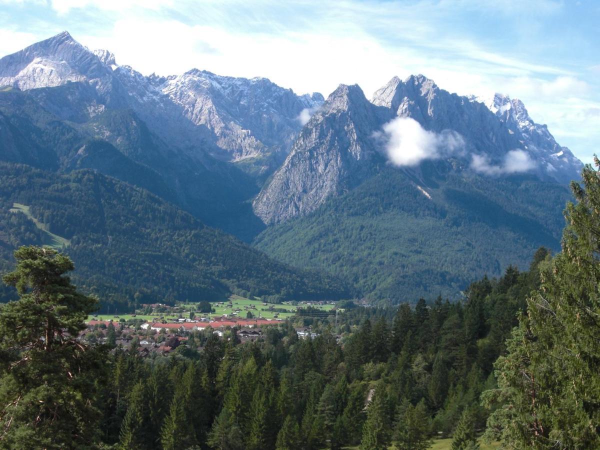 Ferienwohnung Alpenkette Garmisch-Partenkirchen Exterior foto